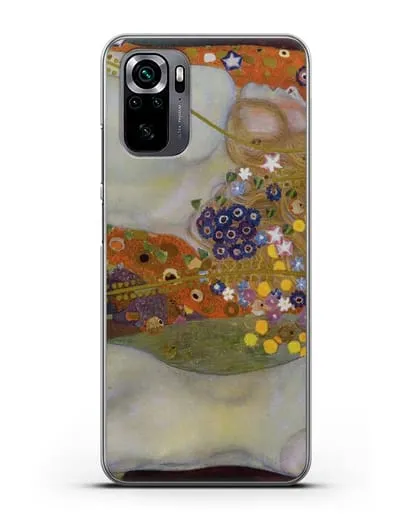 Чехол Водяные змеи (Климт Густав) силиконовый для Xiaomi Poco M5s