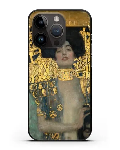 Чехол Юдифь (Климт Густав) силиконовый для iPhone 14 Pro