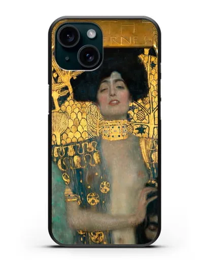 Чехол Юдифь (Климт Густав) силиконовый для iPhone 15