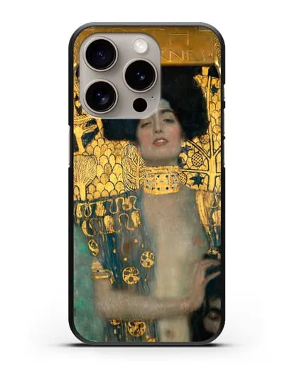 Чехол Юдифь (Климт Густав) силиконовый для iPhone 15 Pro