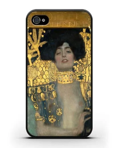 Чехол Юдифь (Климт Густав) силиконовый для iPhone 4/4s