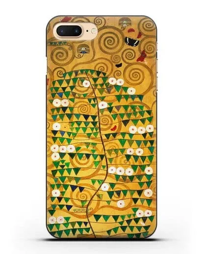 Чехол Панно для столовой дворца Стокле (Климт Густав) силиконовый для iPhone 7 Plus
