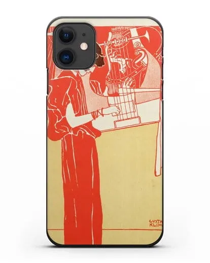 Чехол Музыка (Климт Густав) силиконовый для iPhone 11