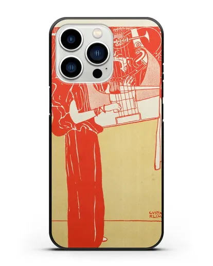 Чехол Музыка (Климт Густав) силиконовый для iPhone 13 Pro