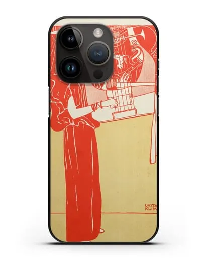 Чехол Музыка (Климт Густав) силиконовый для iPhone 14 Pro