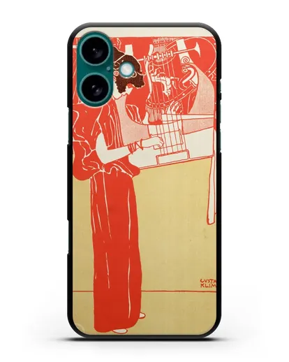 Чехол Музыка (Климт Густав) силиконовый для iPhone 16 Plus