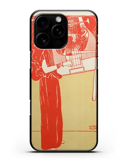 Чехол Музыка (Климт Густав) силиконовый для iPhone 16 Pro Max