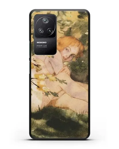 Чехол Девушка на солнце (Сомов Константин) силиконовый для Xiaomi Poco F4