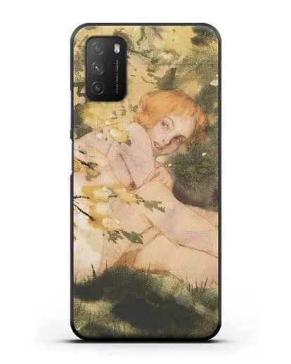 Чехол Девушка на солнце (Сомов Константин) силиконовый для Xiaomi Poco M3