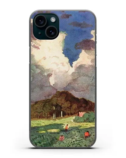 Чехол После грозы (Сомов Константин) силиконовый для iPhone 15 Plus