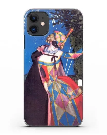 Чехол Язычок Коломбины (Сомов Константин) силиконовый для iPhone 11