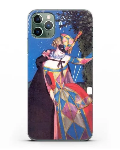 Чехол Язычок Коломбины (Сомов Константин) силиконовый для iPhone 11 Pro