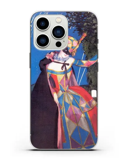 Чехол Язычок Коломбины (Сомов Константин) силиконовый для iPhone 13 Pro