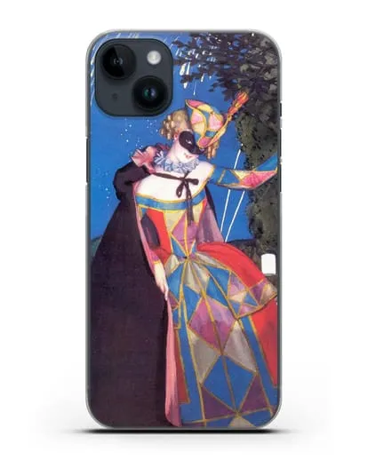 Чехол Язычок Коломбины (Сомов Константин) силиконовый для iPhone 14 Plus