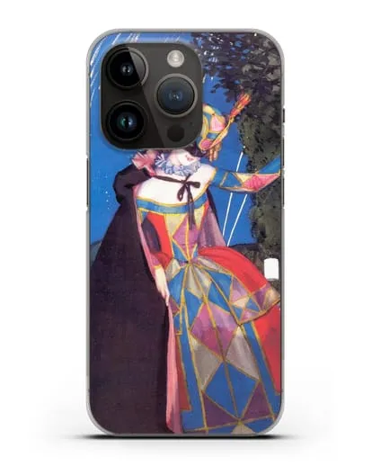 Чехол Язычок Коломбины (Сомов Константин) силиконовый для iPhone 14 Pro