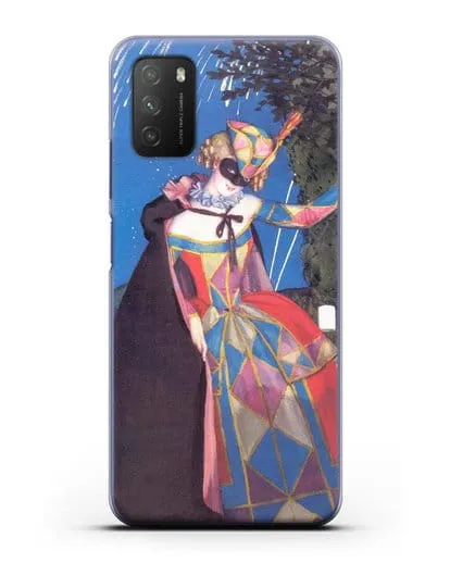 Чехол Язычок Коломбины (Сомов Константин) силиконовый для Xiaomi Poco M3