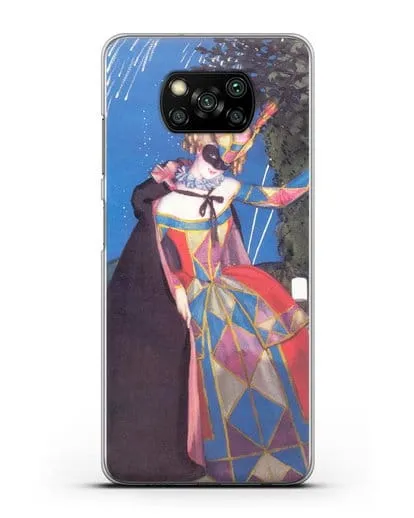 Чехол Язычок Коломбины (Сомов Константин) силиконовый для Xiaomi Poco X3