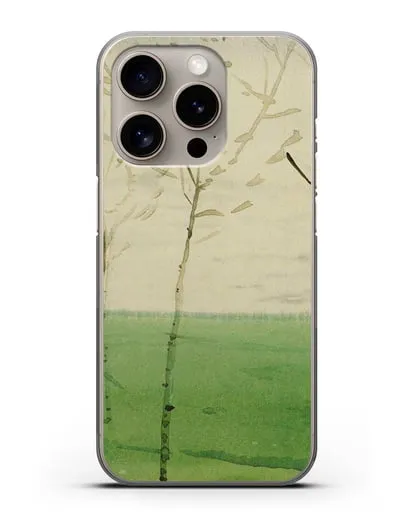 Чехол Весенний пейзаж (Сомов Константин) силиконовый для iPhone 15 Pro