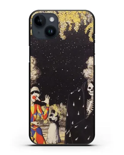 Чехол Арлекин и смерть (Сомов Константин) силиконовый для iPhone 14 Plus