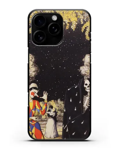 Чехол Арлекин и смерть (Сомов Константин) силиконовый для iPhone 16 Pro Max