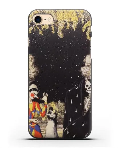 Чехол Арлекин и смерть (Сомов Константин) силиконовый для iPhone 7