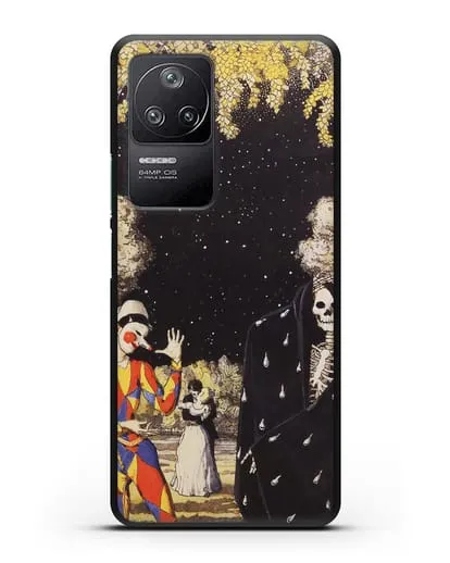 Чехол Арлекин и смерть (Сомов Константин) силиконовый для Xiaomi Poco F4