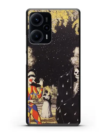 Чехол Арлекин и смерть (Сомов Константин) силиконовый для Xiaomi Poco F5