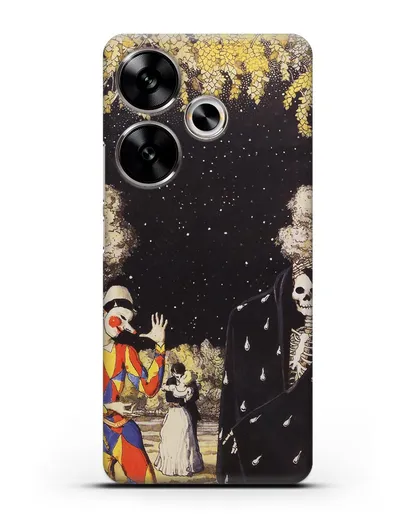 Чехол Арлекин и смерть (Сомов Константин) силиконовый для Xiaomi Poco F6