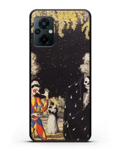 Чехол Арлекин и смерть (Сомов Константин) силиконовый для Xiaomi Poco M5