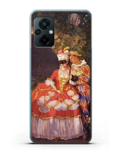 Чехол Арлекин и дама (Сомов Константин) силиконовый для Xiaomi Poco M5