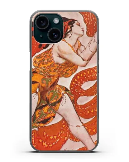 Чехол Вакханка (Бакст Леон) силиконовый для iPhone 15