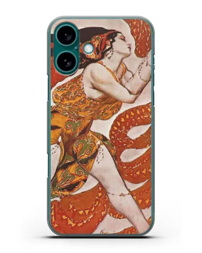 Чехол Вакханка (Бакст Леон) силиконовый для iPhone 16 Plus