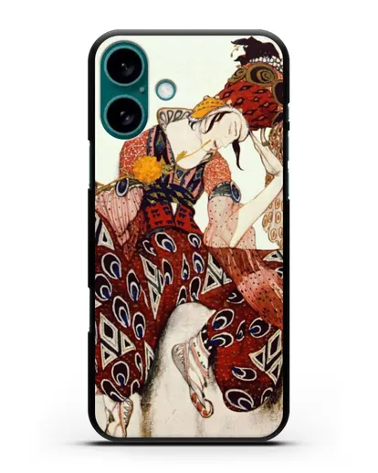Чехол Восточный костюм (Бакст Леон) силиконовый для iPhone 16 Plus