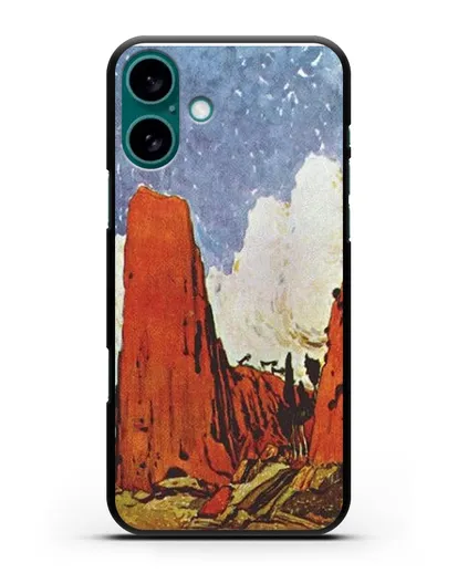 Чехол Дафнис и Хлоя Декорации для акта 2 (Бакст Леон) силиконовый для iPhone 16 Plus