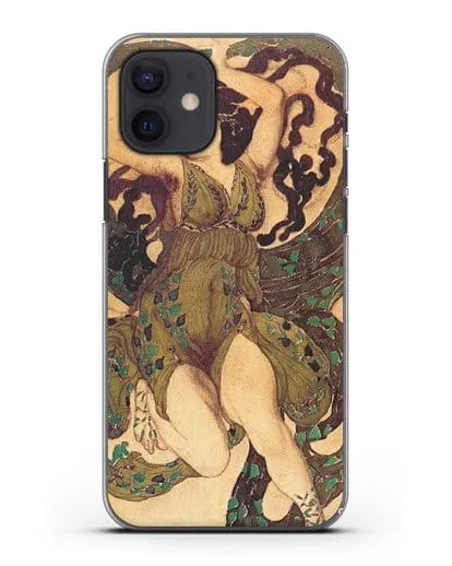 Чехол Эскиз костюма к балету нарцисс (Бакст Леон) силиконовый для iPhone 12