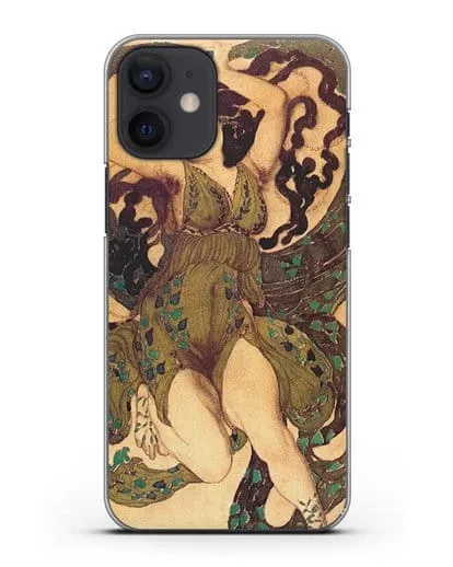 Чехол Эскиз костюма к балету нарцисс (Бакст Леон) силиконовый для iPhone 12 mini