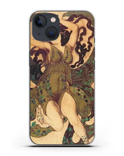Чехол Эскиз костюма к балету нарцисс (Бакст Леон) силиконовый для iPhone 13 Mini