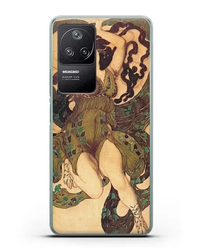 Чехол Эскиз костюма к балету нарцисс (Бакст Леон) силиконовый для Xiaomi Poco F4