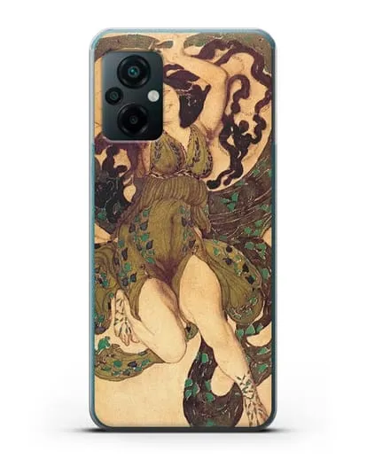 Чехол Эскиз костюма к балету нарцисс (Бакст Леон) силиконовый для Xiaomi Poco M5