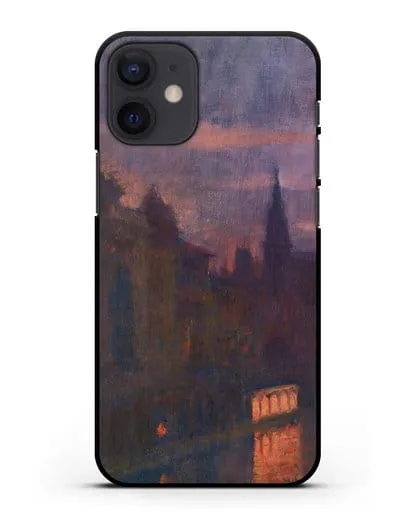 Чехол Вид с моста Инвалидов (Леви-Дюрмэ Люсьен) силиконовый для iPhone 12 mini