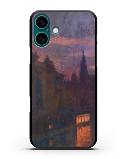 Чехол Вид с моста Инвалидов (Леви-Дюрмэ Люсьен) силиконовый для iPhone 16 Plus