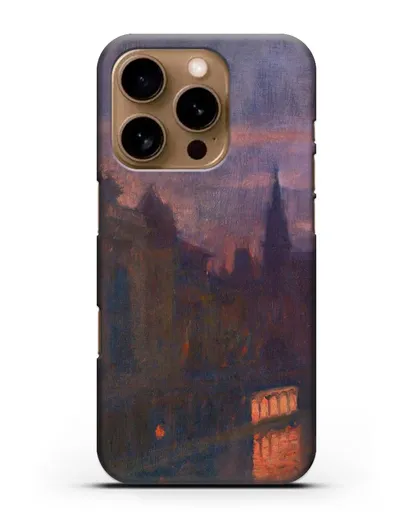 Чехол Вид с моста Инвалидов (Леви-Дюрмэ Люсьен) силиконовый для iPhone 16 Pro