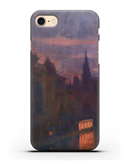 Чехол Вид с моста Инвалидов (Леви-Дюрмэ Люсьен) силиконовый для iPhone 8