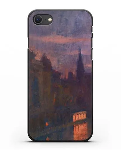 Чехол Вид с моста Инвалидов (Леви-Дюрмэ Люсьен) силиконовый для iPhone SE 2020