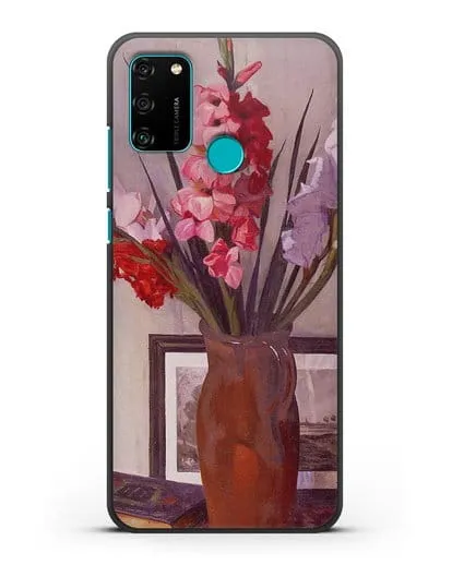 Чехол Натюрморт с гладиолусами (Валлоттон Феликс) силиконовый для Honor 9A