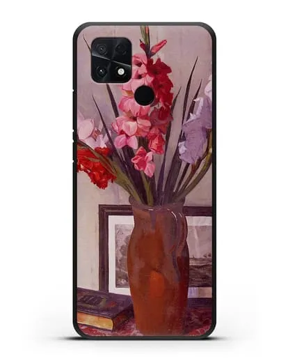 Чехол Натюрморт с гладиолусами (Валлоттон Феликс) силиконовый для Xiaomi Poco C40