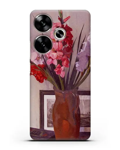 Чехол Натюрморт с гладиолусами (Валлоттон Феликс) силиконовый для Xiaomi Poco F6