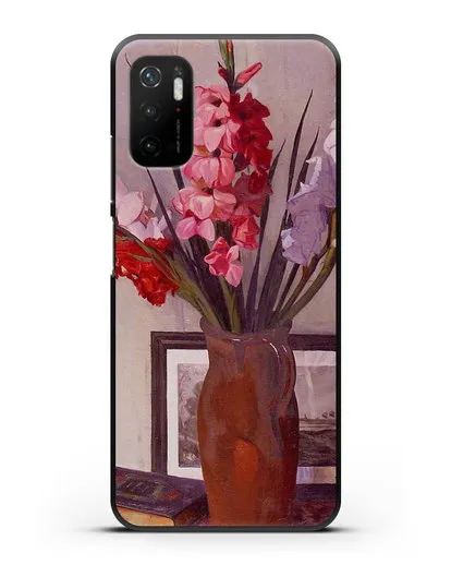 Чехол Натюрморт с гладиолусами (Валлоттон Феликс) силиконовый для Xiaomi Poco M3 Pro