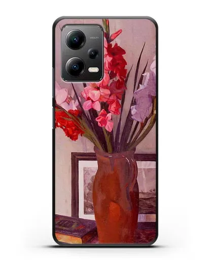 Чехол Натюрморт с гладиолусами (Валлоттон Феликс) силиконовый для Xiaomi Poco X5