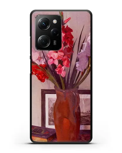 Чехол Натюрморт с гладиолусами (Валлоттон Феликс) силиконовый для Xiaomi Poco X5 Pro